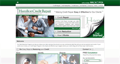 Desktop Screenshot of hamiltoncreditrepair.com